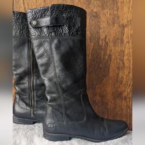 Timberland black riding boots size 11